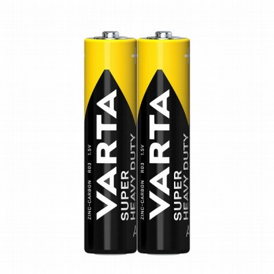 Baterijas Varta AAA R03 1*2gb Super Heavy Duty 1/1200(cena par iepakojumu) 1/60
