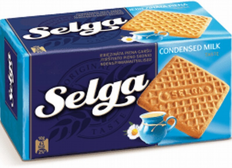 Cepumi Selga ar iebiezinātā piena garšu 180g (31.08.27) Latvija LABA CENA