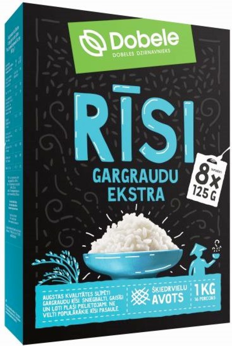 Rīsi gargraudu 8*125g Dobele (21.09.27) Latvija