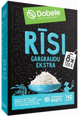 Rīsi gargraudu 8*125g Dobele (21.09.27) Latvija