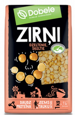 Zirņi šķeltie 1kg Dobele (16.04.27) Latvija