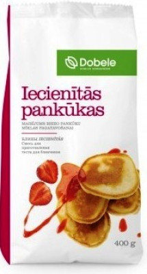 Sausais maisījums iecienītās pankūkas 400g Dobeles Dzirnavnieks 1/12 (06.07.2027) Latvija