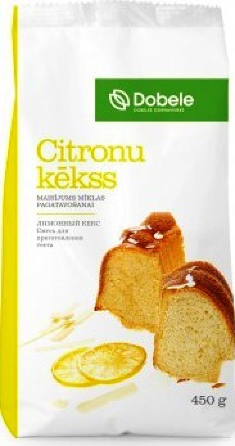 Sausais maisījums citronu kekss 450g Dobeles Dzirnavnieks 1/12 (08.04.27) Latvija 