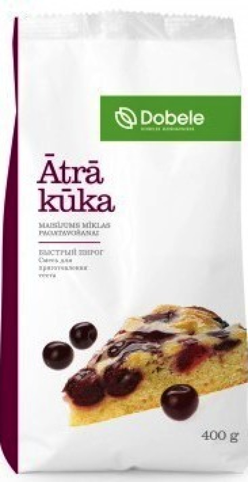 Sausais maisījums ātrā kūka Dobeles Dzirnavnieks 400g 1/12 (06.01.27)  Latvija