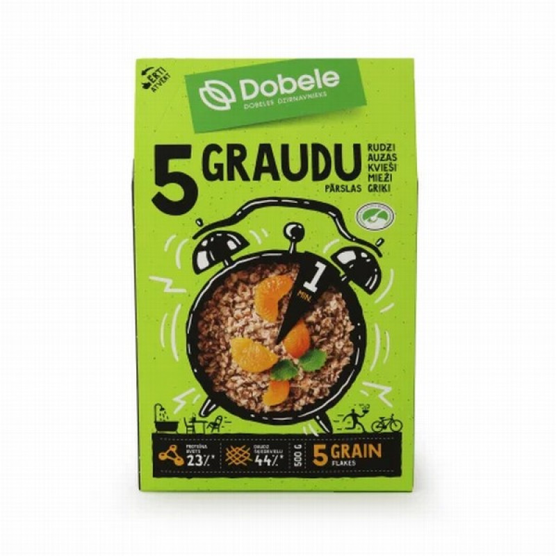 5-graudu pārslas 500g Dobele 1/10 (30.03.27) Latvija