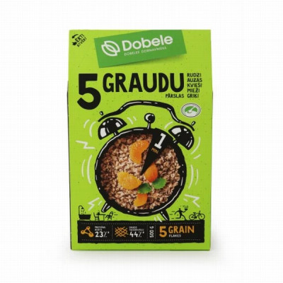 5-graudu pārslas 500g Dobele 1/10 (30.03.27) Latvija