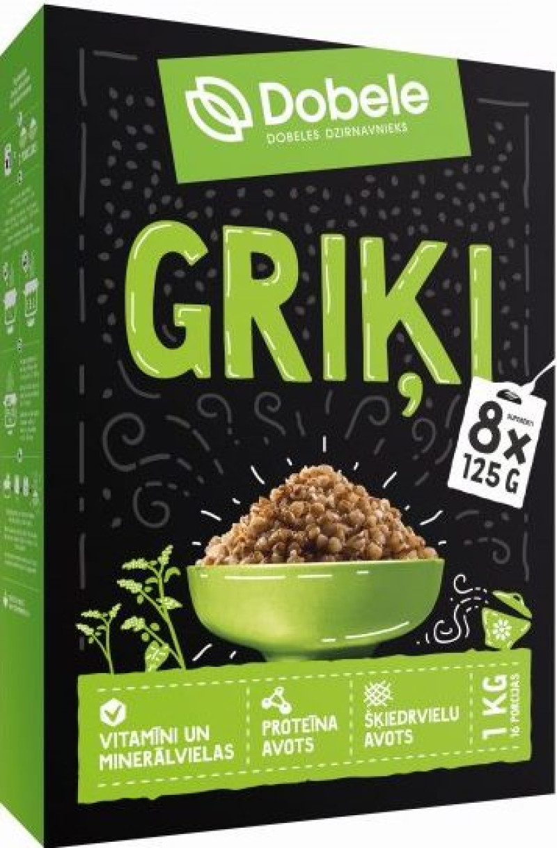 Griķi 8*125g Dobele 1/7 (17.04.27) Latvija