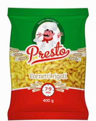 Makaroni Presto radziņi 400g (18.12.28) Latvija