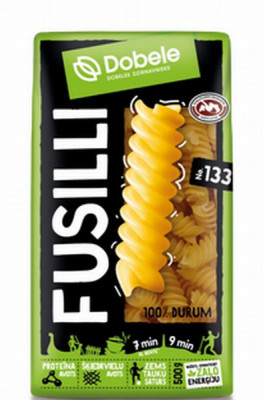 Makaroni Dobele spirāles 500g 1/14 (17.07.29) Latvija LABA CENA