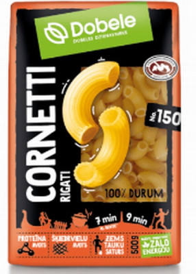 Makaroni Dobele radziņi 500g 1/14 (03.08.28) Latvija LABA CENA