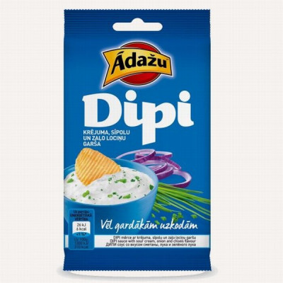 Mērcīte Ādažu Dipi Krējuma, sīpolu 15g 1/20 (08.01.28) Latvija