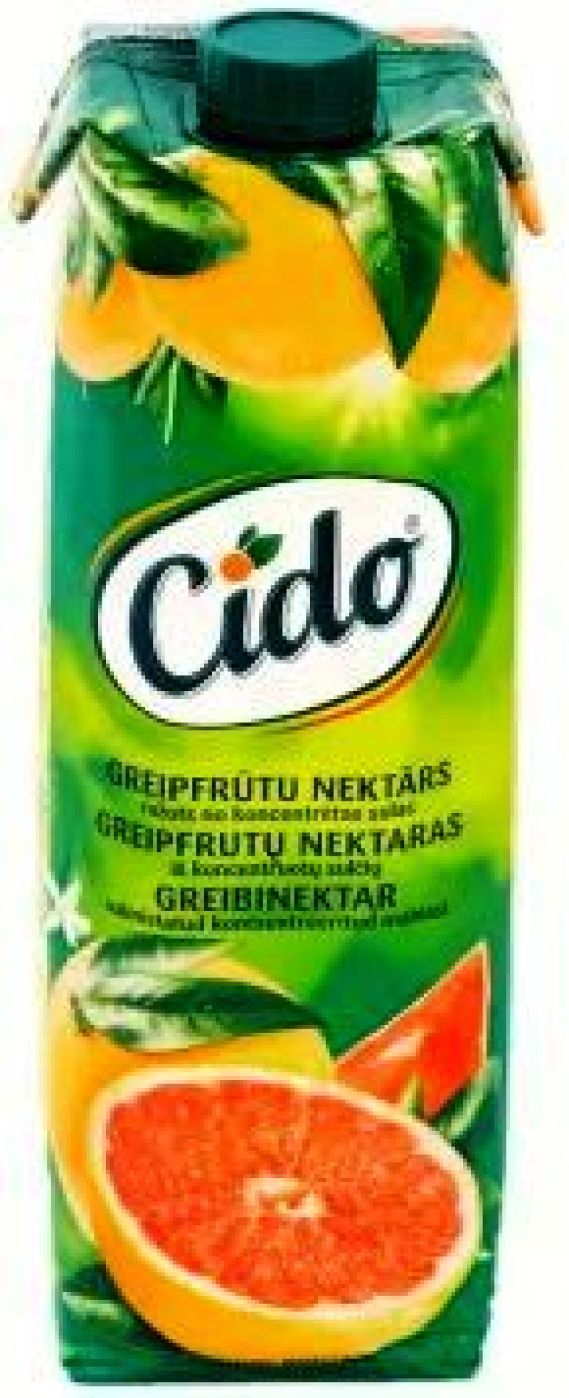 Sula Cido Greipfrūtu nektārs 60% 1L 1/15 (22.07.27) Latvija