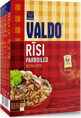 Rīsi parboiled 4x125g Valdo (08.04.27) 1/12 Taizeme