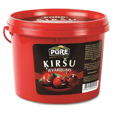Ievārījums PŪRE ķiršu 900g 1/4 (16.11.2026) Latvija