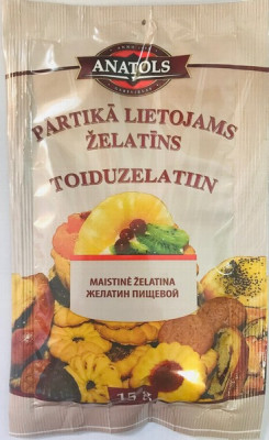 Garšviela Anatols želatīns 15g 1/20 (09.2030) Latvija