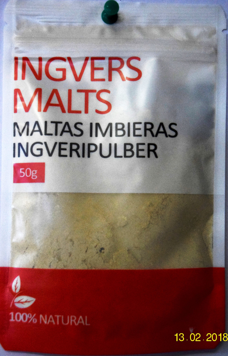 Garšviela Anatols Ingvers malts 50g 1/30 (03.2027)Latvija