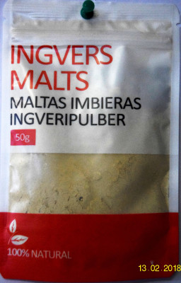 Garšviela Anatols Ingvers malts 50g 1/30 (03.2027)Latvija