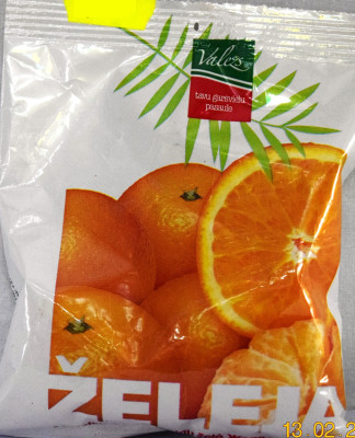 Želeja Valežs apelsīnu 80g (25.03.2027) Latvija