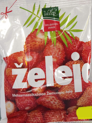 Želeja Valežs meža zemeņu 80g (25.03.27) Latvija