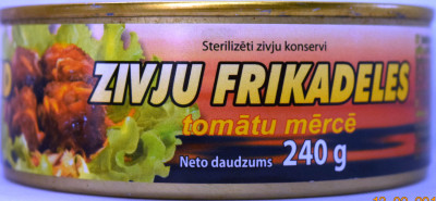 Zivju frikadeles tomātu mērcē 240g SGK (21.01.2029)  Latvija