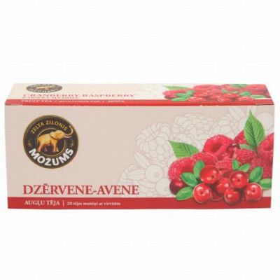 Tēja Možums dzērvene-avene 20x1.7g (03.28)Latvija