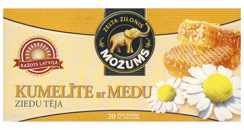 Tēja Možums kumelīte ar medu 20x1g (12.27) Polija