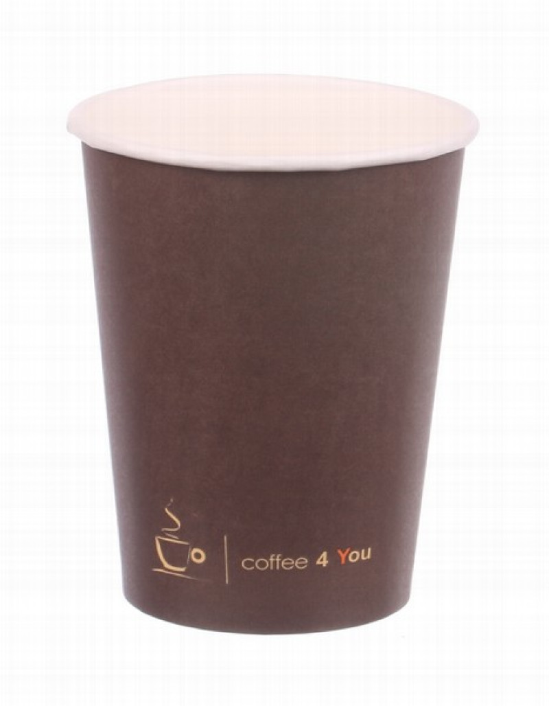 Kafijas glāzes kartona 250ml ''Coffe 4You" 0.620kg 100gb