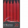 Sveces Diana 2.1x17.5cm sarkanas 20gb Latvija
