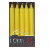 Sveces Diana 2.1x17.5cm dzeltenas 20gb Latvija
