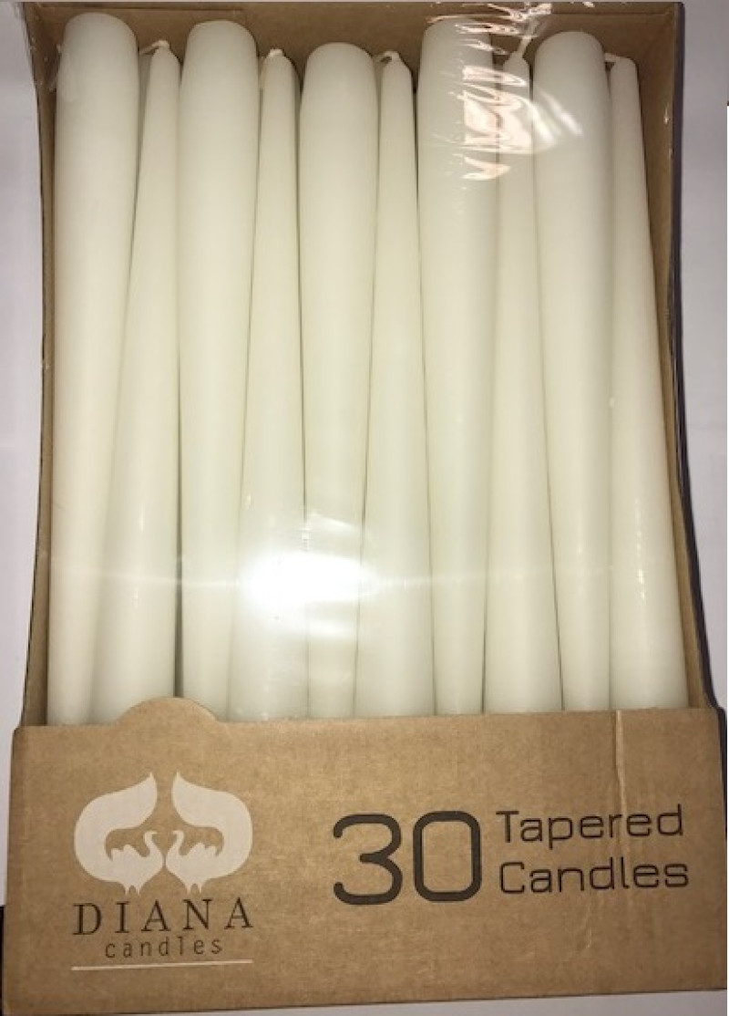 Sveces Diana 24.5cm baltas 30gb Latvija