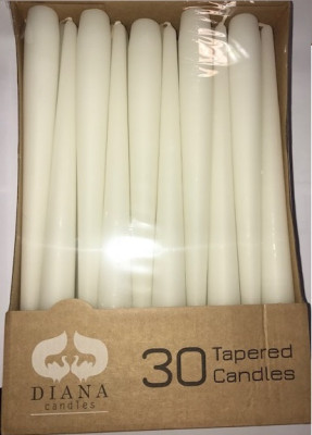 Sveces Diana 24.5cm baltas 30gb Latvija