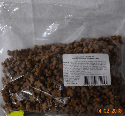Kaķu sausā barība Nataly vienkrāsaina 250g 1/80 (03.02.27) Spānija