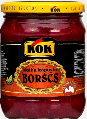 Borščs skābu kāpostu KOK 510g 1/8 (27.04.29) Lietuva