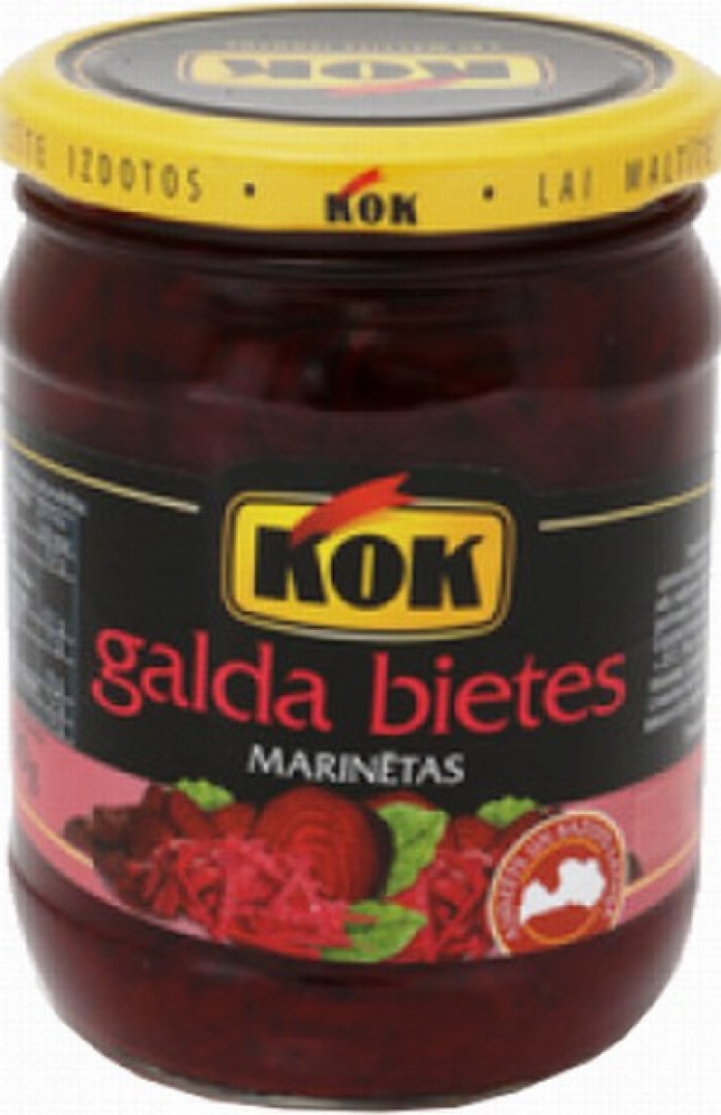 Bietes marinētas KOK 500g 1/8 (07.01.2028) Lietuva