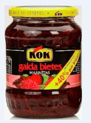 Bietes marinētas galda KOK 720g 1/6 (12.02.28) Lietuva