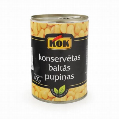 Pupiņas kok baltas 400g1/24 (03.29) Itālija