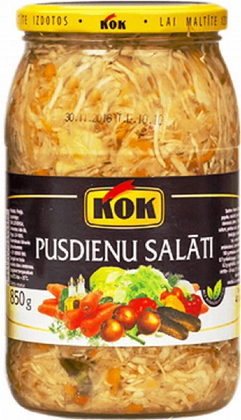 Pusdienu salāti KOK 850g 1/6 (08.10.27) Polija
