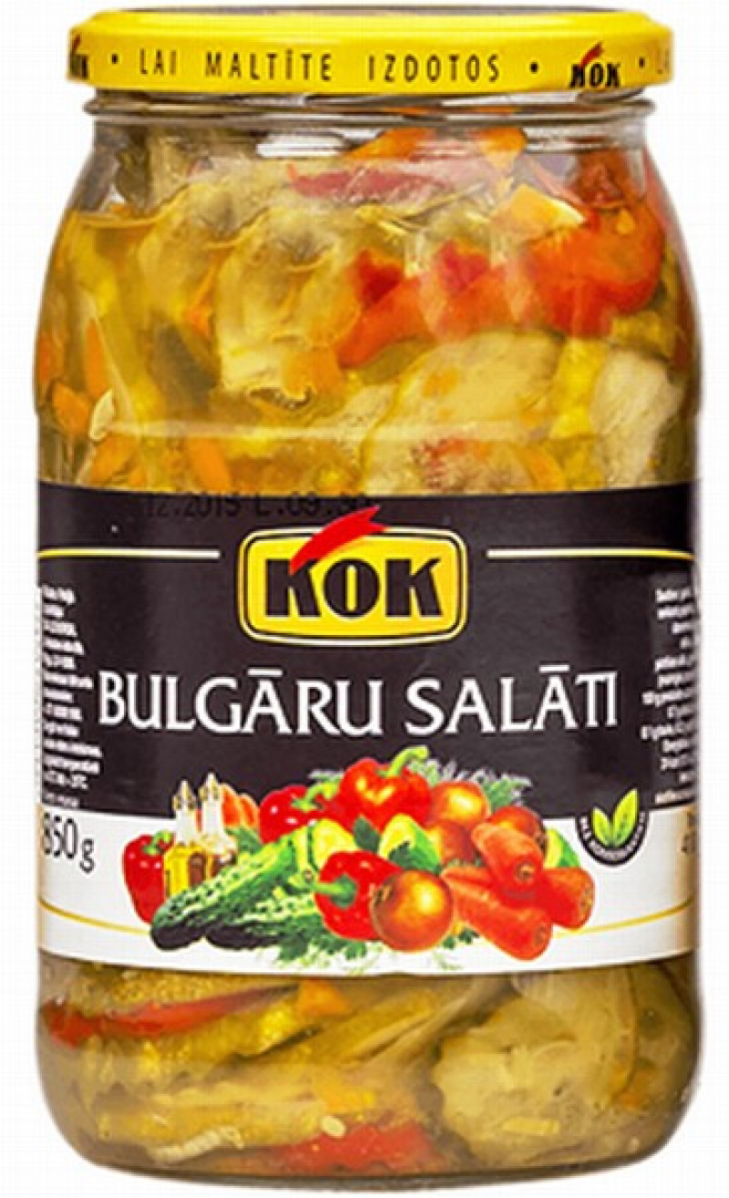 Bulgāru salāti KOK 850g 1/6 (13.07.28) Polija
