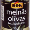 Olīvas melnas bez kauliņiem KOK 300g 1/12 (08.2028) Spānija