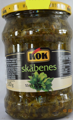 Skābenes rīvētas konservētas 470g 1/8 (04.04.27) Latvija