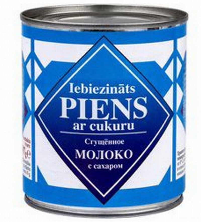 Iebiezināts piens ar cukuru 397g 1/12 (01.12.27) Lietuva