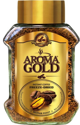 Kafija šķīstošā Aroma Gold 200g (23.02.28) Polija LABA CENA