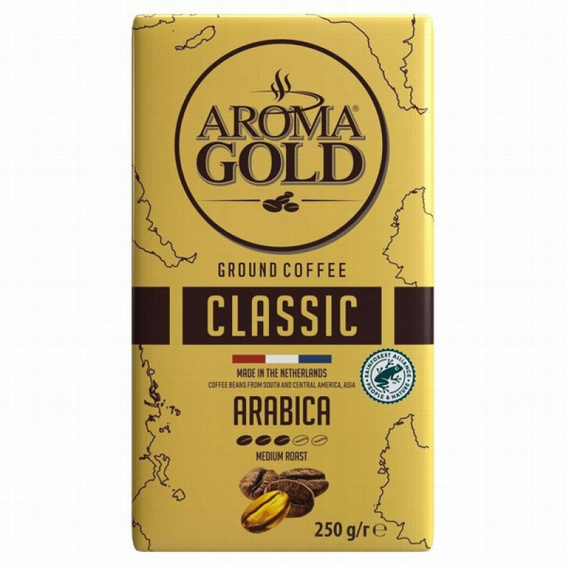 Kafija maltā Aroma Gold 250g  (17.08.2027)Nīderlande