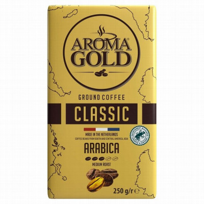 Kafija maltā Aroma Gold 250g  (17.08.2027)Nīderlande