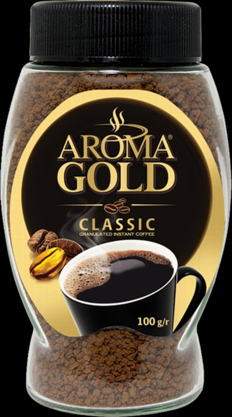 Kafija šķīstošā Aroma Gold Classic 100g 1/6 (03.09.27) Polija LABA CENA