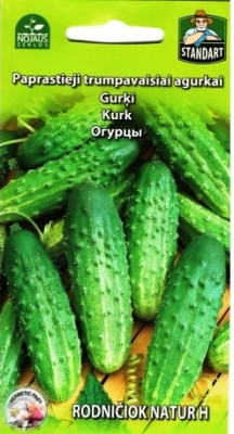 Sēklas Gurķi Rodničiok Natur 0.5g 1/20 (12.2029)Lietuva  Audzē siltumnīcā un laukā 