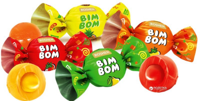 Karameles Roshen Bim Bom 1kg (24.06.28) Ukraina 
