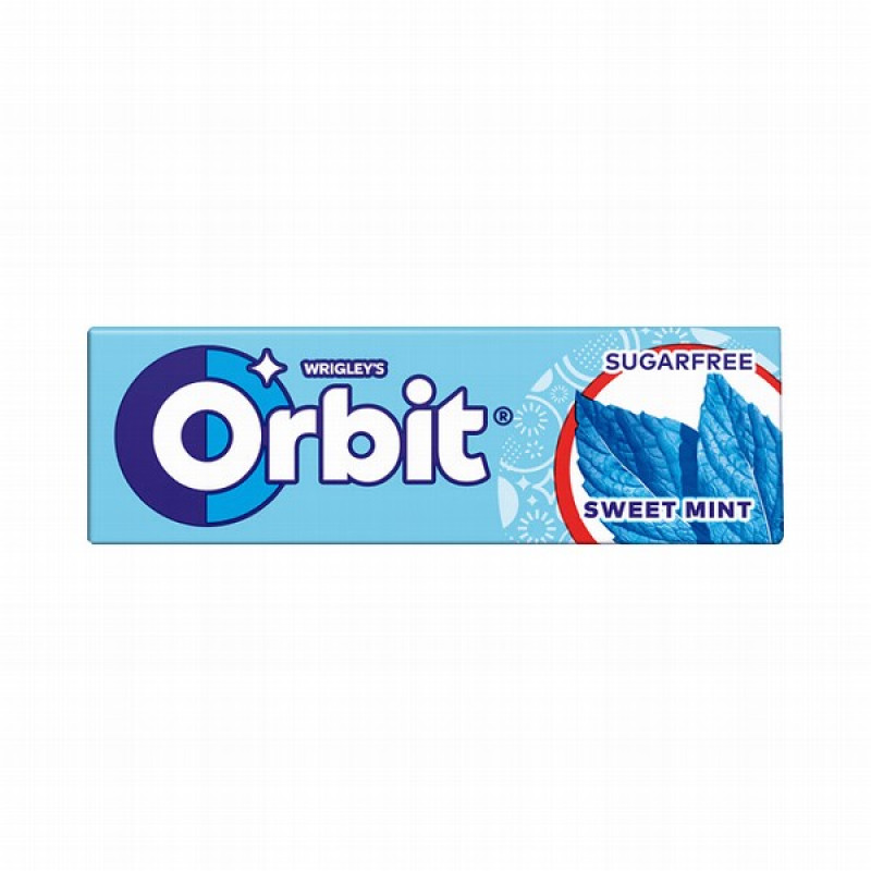 Košļājamā gumija Orbit Sweet mint bez cukura 14g 1/30gb (23.08.27) Polija