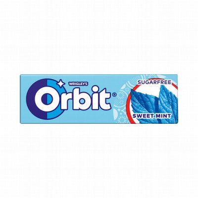 Košļājamā gumija Orbit Sweet mint bez cukura 14g 1/30gb (23.08.27) Polija