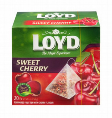 Tēja Loyd Pyramids ķiršu 20x2g (30.11.27) Ukraina